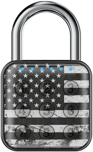 Locker Lock, 6-Digit Keypad Combination Lock for Gym Lockers Digital Push-Button Padlock, LED Feedback & Zinc Alloy for School Lockers, Employee Lockers and Office Cabinets, 2.95 Inch Locker Lock, 6-Digit Keypad Combination Lock for Gym Lockers Digital Push-Button Padlock, LED Feedback & Zinc Alloy for School Lockers, Employee Lockers and Office Cabinets, 2.95 Inch