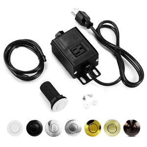 Sink Top Air Switch Kit Garbage Disposal Part by (LONG/3.5", White) Sink Top Air Switch Kit Garbage Disposal Part by (LONG/3.5", White)