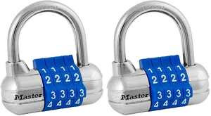 Set Your Own Combination Padlock, Gym Locker Locks with Code for Securing Indoor Valuables, Color May Vary, 1523D (Pack of 2) Set Your Own Combination Padlock, Gym Locker Locks with Code for Securing Indoor Valuables, Color May Vary, 1523D (Pack of 2)