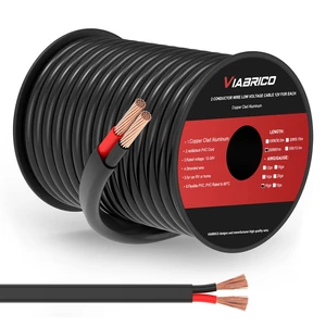 16 Gauge Wire 2 Conductor Electrical Wire, 16 AWG 1.309mm² PVC Cord, 12V/24V DC Low Voltage/Copper-clad Aluminum/Flexible/2 Wire for Automotive LED Strips Lamp Lighting Marine(61M/200FT) 16 Gauge Wire 2 Conductor Electrical Wire, 16 AWG 1.309mm² PVC Cord, 12V/24V DC Low Voltage/Copper-clad Aluminum/Flexible/2 Wire for Automotive LED Strips Lamp Lighting Marine(61M/200FT)