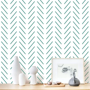 Peel and Stick Wallpaper Green Herringbone Wallpaper for Bathroom 17.7in x 393.7in Modern Geometric Removable Contact Paper Green and White Line Peel Stick Self Adhesive Wallpaper for Walls Peel and Stick Wallpaper Green Herringbone Wallpaper for Bathroom 17.7in x 393.7in Modern Geometric Removable Contact Paper Green and White Line Peel Stick Self Adhesive Wallpaper for Walls