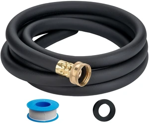 20FT Dehumidifier Drain Hose with 3/4 FHT Brass Rustproof Connector Versatile Drain Hose Perfectly Compatible with most Dehumidifiers and 3/4 external thread outlet (Black, 20FT) 20FT Dehumidifier Drain Hose with 3/4 FHT Brass Rustproof Connector Versatile Drain Hose Perfectly Compatible with most Dehumidifiers and 3/4 external thread outlet (Black, 20FT)