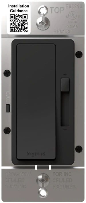 Radiant 150W LED Dimmer Light Switch 3-Way Rocker Black 1 Pack Pass & Seymour LED Optimized, Decorator Rocker Dimmer Switch, for Dimmable LED Bulbs, Flicker-Free Radiant 150W LED Dimmer Light Switch 3-Way Rocker Black 1 Pack Pass & Seymour LED Optimized, Decorator Rocker Dimmer Switch, for Dimmable LED Bulbs, Flicker-Free