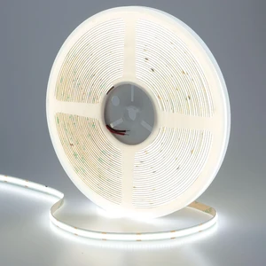 49.2ft/15M 24V COB LED Strip Light Cool White 6000K 5760LEDs 11000lm CRI 93+ Uniform Glow IP20 Not Waterproof Flexible LED Tape Lights for DIY Bedroom Home Decor(Power Supply not Included) 49.2ft/15M 24V COB LED Strip Light Cool White 6000K 5760LEDs 11000lm CRI 93+ Uniform Glow IP20 Not Waterproof Flexible LED Tape Lights for DIY Bedroom Home Decor(Power Supply not Included)