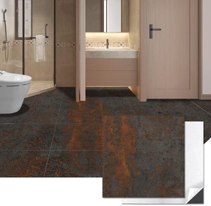 30-Pack Peel and Stick Vinyl Floor Tiles, 12 x 12 in, Rust Granite Anti-Slip, Waterproof, Stain-Resistant, Simple to Clean, Durable, Premium Vinyl, Ideal for Kitchen, Dining Room, Bedrooms 30-Pack Peel and Stick Vinyl Floor Tiles, 12 x 12 in, Rust Granite Anti-Slip, Waterproof, Stain-Resistant, Simple to Clean, Durable, Premium Vinyl, Ideal for Kitchen, Dining Room, Bedrooms