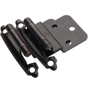 3/8" Inset Cabinet Hinges Bronze (25 Pair -50 Pcs) Oil Rubbed Bronze Offset Self Closing Cabinet Hinges for Kitchen Cabinets w/Bumpers & Upgraded Screws 3/8" Inset Cabinet Hinges Bronze (25 Pair -50 Pcs) Oil Rubbed Bronze Offset Self Closing Cabinet Hinges for Kitchen Cabinets w/Bumpers & Upgraded Screws