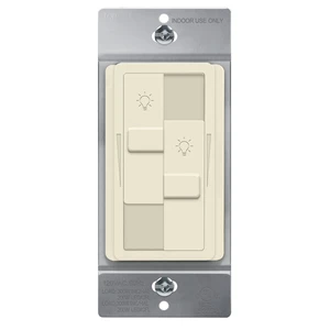 Dual Load LED Dimmer Switch, Single Pole, LA, 1 Pack Dual sliders dim two light loads independently. Dimmable bulbs only: 200W LED/CFL or 300W incandescent/halogen. No neutral Dual Load LED Dimmer Switch, Single Pole, LA, 1 Pack Dual sliders dim two light loads independently. Dimmable bulbs only: 200W LED/CFL or 300W incandescent/halogen. No neutral