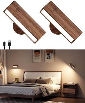 Battery Operated Wall Sconces Set of 2,Rechargeable Wall Lights Wood,Stick On Wall Lights for Bedroom,Wall Mounted Bedside Reading Lamps Dimmable,Battery Powered Wall Lamp for Bedroom Battery Operated Wall Sconces Set of 2,Rechargeable Wall Lights Wood,Stick On Wall Lights for Bedroom,Wall Mounted Bedside Reading Lamps Dimmable,Battery Powered Wall Lamp for Bedroom