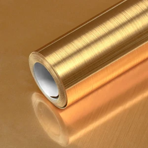 Stainless Steel Contact Paper Peel and Stick Gold 17.7×512 Stainless Steel Wallpaper for Metallic Chrome Appliances Fridge Vinyl Wrap Self Adhesive Wallpaper Kitchen Dishwasher Cover Stainless Steel Contact Paper Peel and Stick Gold 17.7×512 Stainless Steel Wallpaper for Metallic Chrome Appliances Fridge Vinyl Wrap Self Adhesive Wallpaper Kitchen Dishwasher Cover