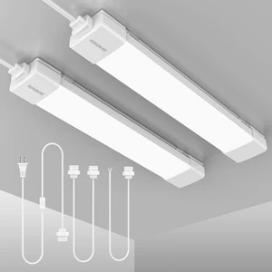 LED Tube Light with Plug, Cabinet Ceiling Light,17in 16W 1700LM. Plug in Light Fixture,Under Cabinet Light,Workbench Lamp for Garage, Kitchen, Bathroom, Closet & Office LED Tube Light with Plug, Cabinet Ceiling Light,17in 16W 1700LM. Plug in Light Fixture,Under Cabinet Light,Workbench Lamp for Garage, Kitchen, Bathroom, Closet & Office
