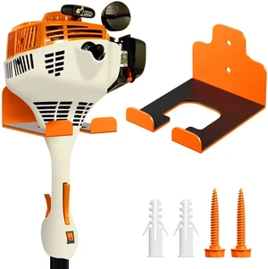 Garage Organizer Trimmer Rack, Garden Power Tool Hanger Weed Whackers Holder Wall Mounted for Grass Trimmer, Hedge Trimmer, Garage Trimmer, Garden Tools,1 Pack(Orange) Garage Organizer Trimmer Rack, Garden Power Tool Hanger Weed Whackers Holder Wall Mounted for Grass Trimmer, Hedge Trimmer, Garage Trimmer, Garden Tools,1 Pack(Orange)