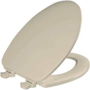 CHURCH Elongated Wood Toilet Seat, Bone Color Easy Clean Hinges Release for Deep Cleans, Durable Enameled Wood Seat - Toilet Seat Elongated CHURCH Elongated Wood Toilet Seat, Bone Color Easy Clean Hinges Release for Deep Cleans, Durable Enameled Wood Seat - Toilet Seat Elongated