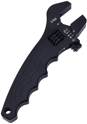 AN Fitting Hose Wrench Adjustable 3AN-12AN Aluminum Black AN Fitting Hose Wrench Adjustable 3AN-12AN Aluminum Black