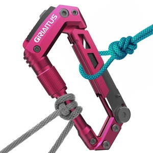 Dark Pink Color Multitool Carabiner EDC Pocket Knife Gifts for Women EDC Carabiners Keychain with Bottle Opener, Rope Cutter, Window Breaker, multitool for Mom Wife Camping Hiking (Deep Pink) Dark Pink Color Multitool Carabiner EDC Pocket Knife Gifts for Women EDC Carabiners Keychain with Bottle Opener, Rope Cutter, Window Breaker, multitool for Mom Wife Camping Hiking (Deep Pink)