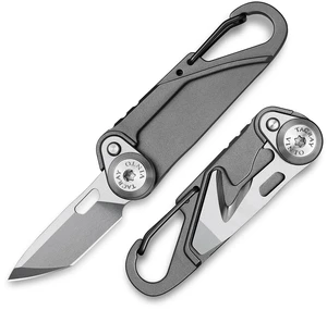 Vinto 5-in-1 Pocket Multitool Folding Utility Knife for EDC CVG10 steel blade, 5-in-1 multitool, seatbelt cutter, bottle opener, G10 handle, compact EDC keychain tool Vinto 5-in-1 Pocket Multitool Folding Utility Knife for EDC CVG10 steel blade, 5-in-1 multitool, seatbelt cutter, bottle opener, G10 handle, compact EDC keychain tool