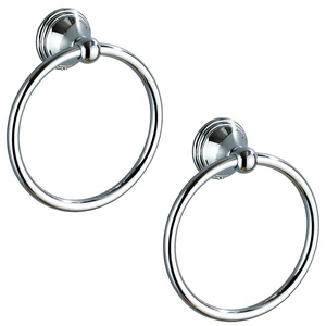 Towel Ring for Bathroom, Chrome Hand Towel Holder 2 Pack, Bathroom Accessories and Towel Racks for Bathroom Wall Mount Towel Ring for Bathroom, Chrome Hand Towel Holder 2 Pack, Bathroom Accessories and Towel Racks for Bathroom Wall Mount