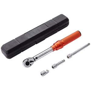 1/4-inch Drive Click Torque Wrench, 20-200in.lb/3-23n.m Mechanical Dual Range Scales, Dual-Direction Adjustable with Adapters Extension Rod 1/4-inch Drive Click Torque Wrench, 20-200in.lb/3-23n.m Mechanical Dual Range Scales, Dual-Direction Adjustable with Adapters Extension Rod