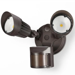 Motion Sensor Security Lights Dusk to Dawn IP65 5000K Bronze COB LED Motion Detector Flood Light Outdoor, 100-277V, ETL Listed, Adjustable Heads, Aluminum, Waterproof, Daylight Motion Sensor Security Lights Dusk to Dawn IP65 5000K Bronze COB LED Motion Detector Flood Light Outdoor, 100-277V, ETL Listed, Adjustable Heads, Aluminum, Waterproof, Daylight