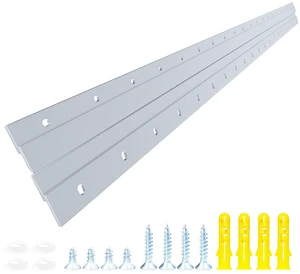 French Cleat Heavy Duty, Aluminum French Cleat, Headboard Wall Mounting Brackets with Screws, Heavy Mirror Mounting Hardware (42 Inch-1 Pair, Support 280 lbs) French Cleat Heavy Duty, Aluminum French Cleat, Headboard Wall Mounting Brackets with Screws, Heavy Mirror Mounting Hardware (42 Inch-1 Pair, Support 280 lbs)