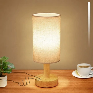 Rechargeable Cordless Touch Table Lamp with Stepless Dimming,Natural Wood Base&Linen Shade,Small Battery Wireless Ambient Night Light for Bedroom,Bedside,Nightstand,Nursery,Kitchen,Camping,Outdoor Rechargeable Cordless Touch Table Lamp with Stepless Dimming,Natural Wood Base&Linen Shade,Small Battery Wireless Ambient Night Light for Bedroom,Bedside,Nightstand,Nursery,Kitchen,Camping,Outdoor