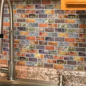 10-Pack Marble Peel and Stick Backsplash, 12 x 12 Inch, Vintage Color Strong Adhesion, Lightweight, Cuttable, Waterproof, Fadeless, Crack Resistant, for Kitchen, Bedroom, Ideal for Recently Moved 10-Pack Marble Peel and Stick Backsplash, 12 x 12 Inch, Vintage Color Strong Adhesion, Lightweight, Cuttable, Waterproof, Fadeless, Crack Resistant, for Kitchen, Bedroom, Ideal for Recently Moved
