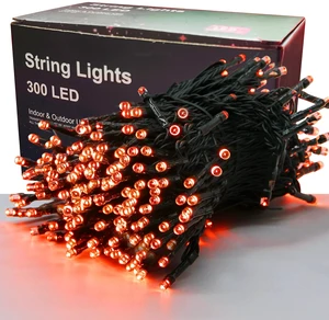 300 LED Halloween Lights, 98.5FT Halloween String Lights with 8 Lighting Modes, Waterproof & Connectable Mini Light, Plug in for Indoor Outdoor Holiday Christmas Party Bedroom Decorations (Orange) 300 LED Halloween Lights, 98.5FT Halloween String Lights with 8 Lighting Modes, Waterproof & Connectable Mini Light, Plug in for Indoor Outdoor Holiday Christmas Party Bedroom Decorations (Orange)