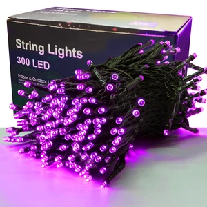 300 LED Halloween Lights, 98.5FT Halloween String Lights with 8 Lighting Modes, Waterproof & Connectable Mini Light, Plug in for Indoor Outdoor Holiday Christmas Party Bedroom Decorations (Purple) 300 LED Halloween Lights, 98.5FT Halloween String Lights with 8 Lighting Modes, Waterproof & Connectable Mini Light, Plug in for Indoor Outdoor Holiday Christmas Party Bedroom Decorations (Purple)