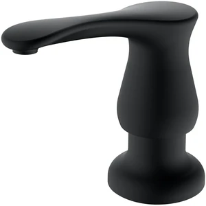 Built in Soap Dispenser for Kitchen Sink with Bottle, Matte Black Mattle Black Kitchen Sink Soap Dispenser Pump with 17 OZ Bottle, Lotion Dispenser, Refill from The Top, G086B Built in Soap Dispenser for Kitchen Sink with Bottle, Matte Black Mattle Black Kitchen Sink Soap Dispenser Pump with 17 OZ Bottle, Lotion Dispenser, Refill from The Top, G086B