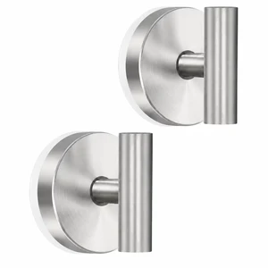 Suction Cup Hooks for Shower, Shower Hooks for Inside Shower, No Drill Towel Hooks for Bathroom, Removable Suction Hooks for Glass, Mirror, Tile, Waterproof, Rustproof Silver (2 Pack) Suction Cup Hooks for Shower, Shower Hooks for Inside Shower, No Drill Towel Hooks for Bathroom, Removable Suction Hooks for Glass, Mirror, Tile, Waterproof, Rustproof Silver (2 Pack)