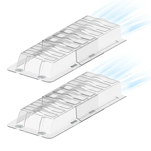 Sideways Magnetic Vent Extender for Under Furniture, Floor Vent Deflector Fits Floor Register Air Vents 3" - 6" Wide (2PCS) Sideways Magnetic Vent Extender for Under Furniture, Floor Vent Deflector Fits Floor Register Air Vents 3" - 6" Wide (2PCS)