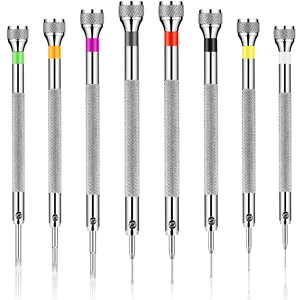8 Pieces Precision Jewelers Screwdriver Set, Micro Watch Repair 0.6-2.0 mm Flathead Screwdriver Set for Watch, Eyeglasses, Jewelry Work, Electronics Repair 8 Pieces Precision Jewelers Screwdriver Set, Micro Watch Repair 0.6-2.0 mm Flathead Screwdriver Set for Watch, Eyeglasses, Jewelry Work, Electronics Repair