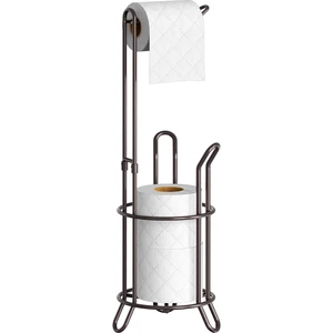 Bathroom Toilet Paper Storage Holder Stand Shelf, Bronze 4 Paper Rolls, 7.25" x 7.25" x 23.5", Wired Bathroom Toilet Paper Storage Holder Stand Shelf, Bronze 4 Paper Rolls, 7.25" x 7.25" x 23.5", Wired