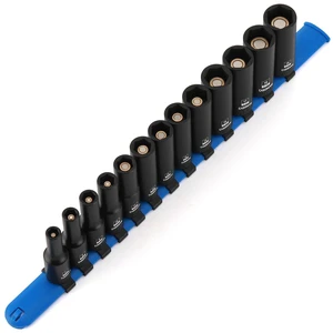 13PCS 3/8"Drive Magnetic Impact Socket Set, Deep, 6-Point, Metric, 7mm to 19mm, CR-MO 13PCS 3/8"Drive Magnetic Impact Socket Set, Deep, 6-Point, Metric, 7mm to 19mm, CR-MO
