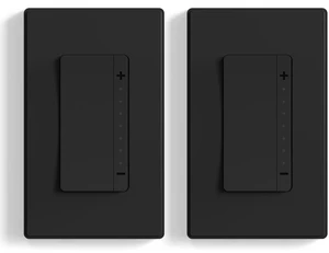 LEDPro Multi-Location Dimmer, EDM25BM Master Dimmer Light Switch for LED, Single Pole/3 Way, 2 Pack, Matte Black LEDPro Multi-Location Dimmer, EDM25BM Master Dimmer Light Switch for LED, Single Pole/3 Way, 2 Pack, Matte Black