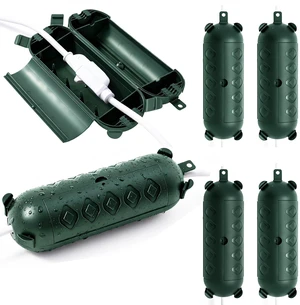 6 Pack Green Outdoor Extension Cord Cover, Waterproof Plug Protector IP44 Weather Resistant, Cord Connection Protection, Fits Outdoor Plugs, Perfect for Christmas Lights and Decorations 6 Pack Green Outdoor Extension Cord Cover, Waterproof Plug Protector IP44 Weather Resistant, Cord Connection Protection, Fits Outdoor Plugs, Perfect for Christmas Lights and Decorations