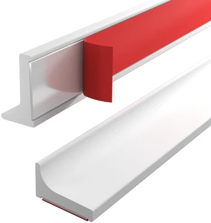 Shower Threshold Water Dam Guard - Self-Adhesive Silicone Waterproof Barrier, Leak-Proof, Flexible, Easy Installation, Customizable Length for Showers, Bathtubs, Sinks, and Countertops by Shower Threshold Water Dam Guard - Self-Adhesive Silicone Waterproof Barrier, Leak-Proof, Flexible, Easy Installation, Customizable Length for Showers, Bathtubs, Sinks, and Countertops by