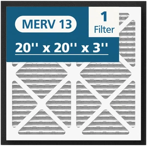 20x20x3 MERV 13 Air Filter Compatible with Zephyr VGF Series 20x20x3 Whole Home Deep Pleated Return Air Grille Filter, MERV 13 Air Filtration System, White, 1 Pack 20x20x3 MERV 13 Air Filter Compatible with Zephyr VGF Series 20x20x3 Whole Home Deep Pleated Return Air Grille Filter, MERV 13 Air Filtration System, White, 1 Pack