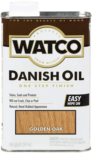 Golden Oak Danish Oil Wood Finish Penetrating Oil Formula, Enhances Natural Grain, Easy Wipe-On Application For Wood Projects, Quart Golden Oak Danish Oil Wood Finish Penetrating Oil Formula, Enhances Natural Grain, Easy Wipe-On Application For Wood Projects, Quart
