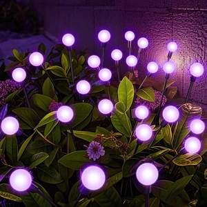 Solar Lights Outdoor Waterproof 6 Pack of 36 LEDs Unique Gifts Women Purple Swaying Solar Lights Outdoor for Yard Pathway Patio, Swaying Lawn Decor as Gardening Gifts for Women Holiday Solar Lights Outdoor Waterproof 6 Pack of 36 LEDs Unique Gifts Women Purple Swaying Solar Lights Outdoor for Yard Pathway Patio, Swaying Lawn Decor as Gardening Gifts for Women Holiday
