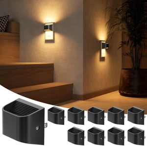 Night Lights Plug Into Wall, 10 Pack, 3000K, Auto On/Off, Black Eye Friendly Warm White, Dusk to Dawn Sensor Night Light, Ultra-Slim Wall Light for Bedroom Hallway Bathroom Stairs Night Lights Plug Into Wall, 10 Pack, 3000K, Auto On/Off, Black Eye Friendly Warm White, Dusk to Dawn Sensor Night Light, Ultra-Slim Wall Light for Bedroom Hallway Bathroom Stairs