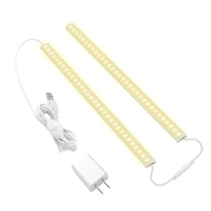 Under Cabinet Lighting, 2pcs 12" 3000K Dimmable LED Closet Light, USB Plug, Memory Function, Linkable Cabinet Light Bar for Kitchen, Plug-in Workbench Light, Super Slim LED Light Bar for Room Under Cabinet Lighting, 2pcs 12" 3000K Dimmable LED Closet Light, USB Plug, Memory Function, Linkable Cabinet Light Bar for Kitchen, Plug-in Workbench Light, Super Slim LED Light Bar for Room