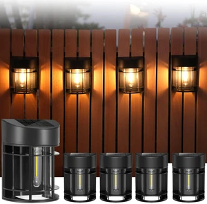 Solar Fence Lights, Upgrade Solar Deck Lights, Waterproof Solar Outdoor Lights for Wall Yard Post,Steps, Easy-to-Install Solar Fence Lights, Upgrade Solar Deck Lights, Waterproof Solar Outdoor Lights for Wall Yard Post,Steps, Easy-to-Install