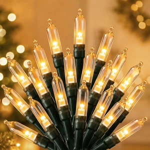 2 Pack Christmas Mini Lights, 75 Feet 200 LED Warm White String Lights 8 Light Modes Connectable Clear Bulbs Fairy Lights Plug in for Outdoor Indoor Xmas Trees Garland Wreath Holiday Decorations 2 Pack Christmas Mini Lights, 75 Feet 200 LED Warm White String Lights 8 Light Modes Connectable Clear Bulbs Fairy Lights Plug in for Outdoor Indoor Xmas Trees Garland Wreath Holiday Decorations