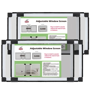 Adjustable Window Screen Small Expandable Window Screens, (9.84'' High by 16-28'' Wide, B) 2 Packs Suitable for Window Openning Width Size 16''-28'' 20% Smaller Than Standard Screens Adjustable Window Screen Small Expandable Window Screens, (9.84'' High by 16-28'' Wide, B) 2 Packs Suitable for Window Openning Width Size 16''-28'' 20% Smaller Than Standard Screens