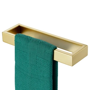 Towel Ring Brushed Gold Hand Towel Holder 9 Inch Kitchen Towel Hanger Rack Stainless Steel Bathroom Hardware Wall Mounted, 1 Pack B4008BG-L9 Towel Ring Brushed Gold Hand Towel Holder 9 Inch Kitchen Towel Hanger Rack Stainless Steel Bathroom Hardware Wall Mounted, 1 Pack B4008BG-L9