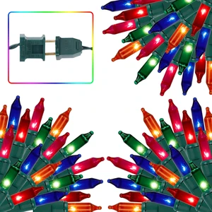 3 Sets Christmas Lights, 150 Count 33 FT Each Mini String Lights, Green Wire Fairy Lights, 120V UL Certified Connectable Xmas Tree Light for Holiday Winter Patio Party Outdoor Decoration, Multicolor 3 Sets Christmas Lights, 150 Count 33 FT Each Mini String Lights, Green Wire Fairy Lights, 120V UL Certified Connectable Xmas Tree Light for Holiday Winter Patio Party Outdoor Decoration, Multicolor
