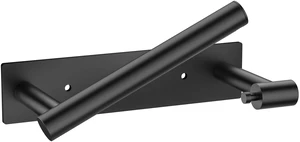 Commercial Toilet Paper Holder Wall Mount Bathroom Tissue Holder Matte Black | Adhesive or Screw | SUS304 Stainless Steel Rustproof | Pivoting Tissue Roll Holder | Square Base Commercial Toilet Paper Holder Wall Mount Bathroom Tissue Holder Matte Black | Adhesive or Screw | SUS304 Stainless Steel Rustproof | Pivoting Tissue Roll Holder | Square Base