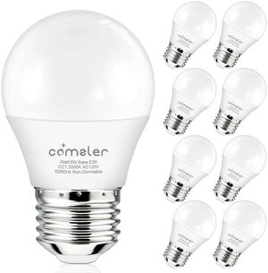 8 Pack E26 Ceiling Fan LED Light Bulbs 60W Equivalent 5000K Daylight A15 LED Small Light Bulb, Non-Dimmable, CRI85, 6 Watt 600LM, 120V, E26 Medium Base Appliance Bulb, Home Lighting 8 Pack E26 Ceiling Fan LED Light Bulbs 60W Equivalent 5000K Daylight A15 LED Small Light Bulb, Non-Dimmable, CRI85, 6 Watt 600LM, 120V, E26 Medium Base Appliance Bulb, Home Lighting