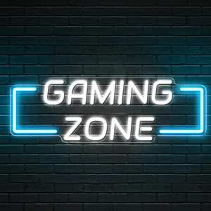 Game Zone Neon Sign for Gameroom Wall Decor LED Light Signs - Gaming Zone Neon Sign for Teen Boy Bedroom- Best Gamer Gifts for Teenager, Kids Game Zone Neon Sign for Gameroom Wall Decor LED Light Signs - Gaming Zone Neon Sign for Teen Boy Bedroom- Best Gamer Gifts for Teenager, Kids