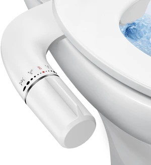 Bidet Attachment for Existing Toilet Seats, Ultra-Slim, Non Electric, Dual Nozzle, Rear & Feminine Wash, Fresh Cold Water Sprayer, Badays Bedets Bedits Badette Bidgets, Black Bidet Attachment for Existing Toilet Seats, Ultra-Slim, Non Electric, Dual Nozzle, Rear & Feminine Wash, Fresh Cold Water Sprayer, Badays Bedets Bedits Badette Bidgets, Black